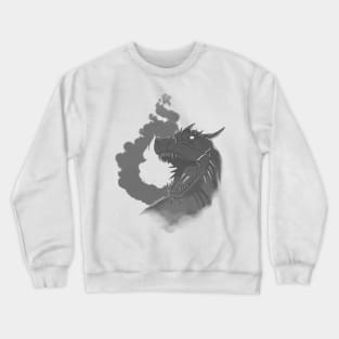 Dragon and Flame-Gray Version Crewneck Sweatshirt